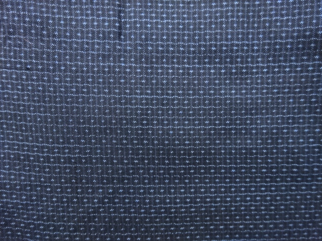 JAPANESE KIMONO / ANTIQUE MENS ENSEMBLE KIMONO / SILK / DORO OSHIMA TSUMUGI